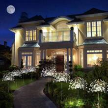 FACHOI Solar Firework Garden Lights – 420 LED, Solar-Powered, 8 Lighting Modes, Waterproof Landscape Decoration, Festive Ground Stake Light For Patio, Walkway, Party, Wedding