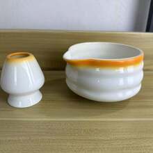 1pc/2pcs Set Japanese Matcha Tea Set, Matcha Bowl With Lip, Song Dynasty Tea Scoop Tool, Matcha Whisk Holder - Multicolor - View 6