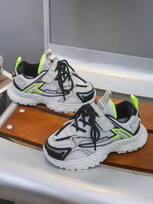 1双2025春季新款男童网眼运动鞋，女童轻便防滑跑步鞋，时尚百搭休闲运动鞋