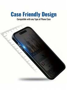 Set de 3 protectores de pantalla de vidrio templado con privacidad, compatibles con Apple 16 Pro Max, 15 Pro Max, 15 Pro, 14 Pro Max, 13, 12, 11, película protectora antiespía de pantalla completa, regalo de cumpleaños, familia y amigos, accesorios para teléfono