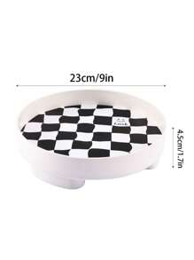 Decorative Tray, Coffee Table Tray, Round Tray, For Home Decoration, Bathroom Counter Tray, Perfume Storage Box, Suitable For Dining Table, Dressing Table, Kitchen For Women Storage Organizer Travel Essentials Back To School Dormitory Storage