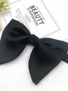 1 件勃艮第、黑色和白色领结，适合休闲、婚礼、日常聚会和主持使用男士领带