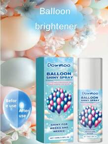 DOWMOO Agent éclaircissant pour ballons, agent antioxydant pour décoration de latex, agent protecteur éclaircissant pour mariage, agent de polissage pour célébration, finition mate anti-buée verrouillant la couleur jusqu'à un fini miroir, mise à niveau instantanée d'un lieu de fête haut de gamme