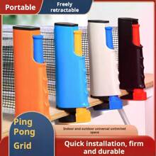 FBSPORT Ping Pong Paddle Set, Portable Table Tennis Set With Retractable Net, Rackets, Balls And Carry Bag For Indoor/Outdoor Games (The English Letters On The Ping Pong Paddles Are Screen Printed And There May Be Slight Black Blemishes. Paddles With Or Without English Letters Will Be Randomly Shipped)