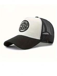 Mesh Breathable Baseball Cap, Round Top, Hard Brim, Summer New Design, Outdoor Running Sports Hat, Fashion Versatile - Patterned Bat Hat - View 7