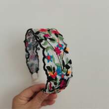 1pc Fresh Color Wide Headband, Classy Hair Clip Accessory Suitable For Spring/Summer Hair Hoop