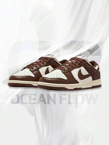 Nike Dunk Low Cacao Wow (Women's)– Women's Lifestyle Sneakers – Shoes For Woman -Vintage -Spring & Summer-Inspired Running Shoes, Shock-Absorbing Comfort, Gym To Streetwear Casual Wear-Easter Gift–DD1503 124 - Sail/Cacao Wow-coconut Milk - View 2