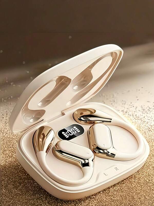 NEW SENYANG Wireless Clip-On Sleep Earphones With Smart Earbuds - HIFI Stereo Bass, HD Stereo Call, Compatible With Android, Ear-Clip Sports Earphones