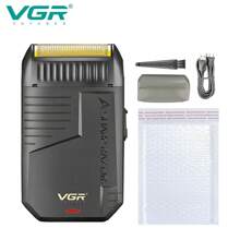 VGR VGR Shaver Electric Mini Portable Household Razor Plastic Rechargeable Travel Finishing Shaving Machine For Men V-375