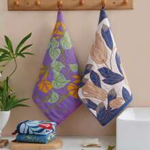 2-3 pezzi/set di asciugamani morbidi e assorbenti, asciugamani in garza jacquard a 4 strati, adatti per casa, viaggio, ritorno a scuola, salone di bellezza, bagno di casa