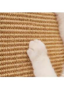1 Robusto Graffiatoio in Sisal - Senza Disordine, Design da Divano per Esercizio e Riposo - Il Regalo Perfetto per il Tuo Gatto, Il Regalo Preferito del Tuo Gatto e Qualche Divano Preventivo in Più a Casa
