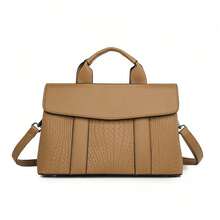 Fashion Woven Texture Women's Handbag | Large Capacity Luxe Shoulder Commuter Bag | Cross-Border Bestseller - Black Woven Pattern - View 8