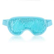 1 pièce Masque de beauté yeux en gel PVC réutilisable, masque de beauté aux yeux frais et chauds, masque rafraîchissant et apaisant pouvant soulager la fatigue partielle des yeux, convient aux étudiants et aux travailleurs de bureau.