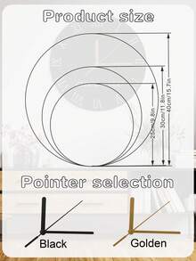 1 Customized Metal Wall Clock, Family Name Wall Clock, Personalized Big Wall Clock, Oversize Silent Wall Clock, Wanduhr, Home Gift, Clock For Wall Home Decor Back To School Room Decor School Supplies - Recolor - View 4