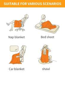 1pc Chenille Sofa Towel, Anti-Splash, Machine Washable, Non-Slip, Suitable For Bedroom, Office, Bedroom And Living Room, Home Decoration