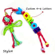 1pc Floral Design Custom Bag Charm, Acrylic Colorful Letter Keychain, Handmade Rope Sunflower Bag Pendant, Heart Keychain, Decorative Pendant, Christmas/Halloween/Easter/Mother's Day Personalized Gift,Apparel Accessories,Chic Autumn,Boyfriend,Girlfriend,Family,Friends