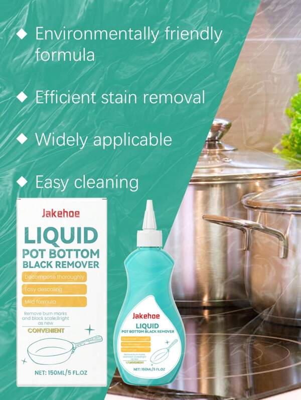Pot Bottom Cleaner Powerful And Efficient Cleaning Of Stains, Instantly Clean As New New/Old Model Randomly Sent