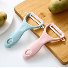 Pelador de estilo nórdico, accesorio de cocina - Cuchillo pelador cerámico multifunción para verduras y frutas, pelador de frutas y verduras