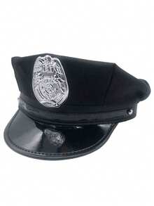 帽子、纯色帽子、手铐、对讲机服装配饰套装，适合派对、角色扮演、情人节、个性化装扮、性感服装、日常穿着、夏季、海滩、假日