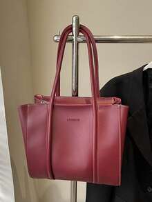 Minimalist Vintage Underarm Bag, Large Capacity Mother-Daughter Tote Perfect For Daily Commute, Premium Materials, Lightweight Durability, And Classic Style