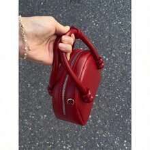 Small Handbag New Style High Quality Simple Cute Shoulder Bag Red Wedding Bag - Red - View 9