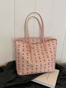 New Arrival Luxury Brand Handbag - High-End Feel, Large Capacity Shoulder Crossbody Tote Bag For Women - Perfect For Commuting - Black - View 9