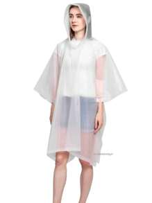 Transparent Windproof Bicycle Motorcycle Raincoat Woman Rain Poncho Impermeable EVA Hiking Raincoats For Man Rainwear