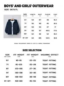 秋冬新品，儿童柔软棉质休闲街头风连帽外套，男女通用宽松透气拉链运动衫，带口袋，创意城市名称标语图形印花 - 軍綠色 - 查看 10