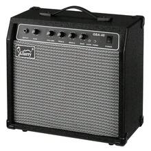 Glarry Bass Guitar Amplifier Speaker - 20W, 30W, And 40W Options Available With Volume Control - Stylish Black/Natural Finish - 30W 黑色 - 查看 1