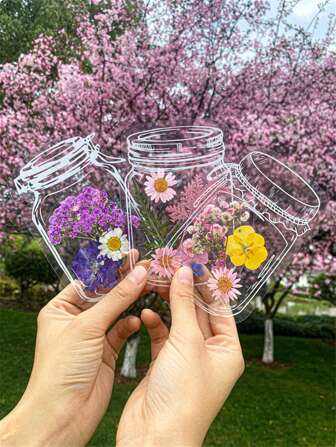 40PCS Botanical Specimen Creative Bookmarks - Clear Bookmarks Handmade DIY Dried Flower Bookmarks - Bookmarks Page Markers - For Students Teachers Classrooms Home Offices Reading Supplies Back To School - Perfect Holiday Gift