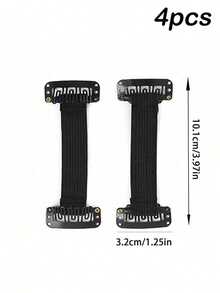 4 件可调节 V 型面部提升带，面部提升带，抗皱弹性带，用于收紧眼周和额头，隐形头带，可立即塑造面部轮廓 - 彩色 - 查看 8