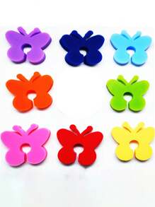 3D Magnetic Reusable Drink Markers, Silicone Butterfly Identifiers, Reusable Cocktail Party Drink Identifiers, Suitable For Weddings, Birthday Parties, Bars, Party Drink Accessories, Fun Party Decorations, Wedding Supplies, Fun Tabletop Decor, Durable Party Accessories