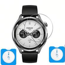 2 件/套钢化玻璃屏幕保护膜适用于华为 Watch GT 5/5 Pro 46 毫米 [9H，防刮，高清，超薄]，华为 Watch GT 5/5 Pro 41/42 毫米屏幕保护膜，带定位器轻松安装，适用于手表 S4/S3 生日礼物、家人、朋友手表屏幕保护膜、手表盖、手表配件防水防震防摔防摔防指纹全盖 - 無色 - 查看 12