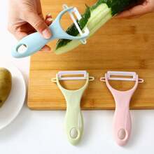 Pelador de estilo nórdico, accesorio de cocina - Cuchillo pelador cerámico multifunción para verduras y frutas, pelador de frutas y verduras