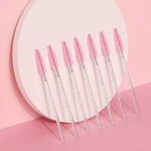 1000pcs Disposable Eye Black Stick, Eyelash Bobbin Crystal Eyebrow Bobbin Brush Mascara Applicator Bobbin Suitable For Eyebrows, Eyelash Extension Eyebrow Cosmetics (Pink),Makeup,Cheap,Room Decor,Vanity,Travel,Bedroom,Makeup Accessories,Cheap,Stocking Stuffers,Makeup,Makeup Tools,Cheap Stuff,Gifts,Gifts For Women,Christmas Gifts - Pink - View 9