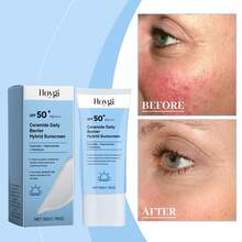 HOYGI Ceramide Protective Cream Summer Refreshing Moisturizing Protective Skin Repair UV Isolation Anti-Sweat - Multicolor - View 2