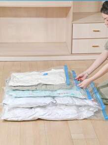 5 Stücke/3 Stücke/1 Stück Set dicke Vakuum-Kompressionsbeutel, wasserdichte Anti-Feuchtigkeits-Aufbewahrungsbeutel für den Heimgebrauch, Bettwäsche, Verpackung, Reisen, Wohnheim, wiederverwendbare Vakuum-Kompressionsbeutel, Staubschutzabdeckung für Kleidung, platzsparende Aufbewahrung für Kleider, Hosen, Schuhe, Jeans, Stiefel, Röcke