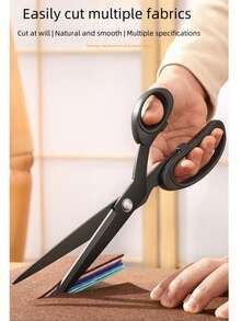 1 件 8-12 英寸盒装缝纫/布料剪刀，家用手动不锈钢高温发黑工艺