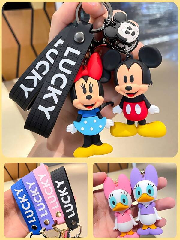 Disney Disney Classic Mickey Keychain, Car Keychain And Bag Decorations, Graduation Season Gifts, Birthday Gifts For Friends, Valentine's Day Gifts, Clothing Accessories