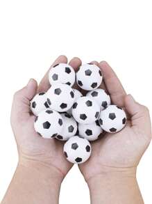 2/6/12 pièces Balles anti-stress en forme de ballon de foot, balles de foot en mousse douce, jouets à presser pour les sports, récompenses pour carnaval, thème fête des sports (aléatoire)