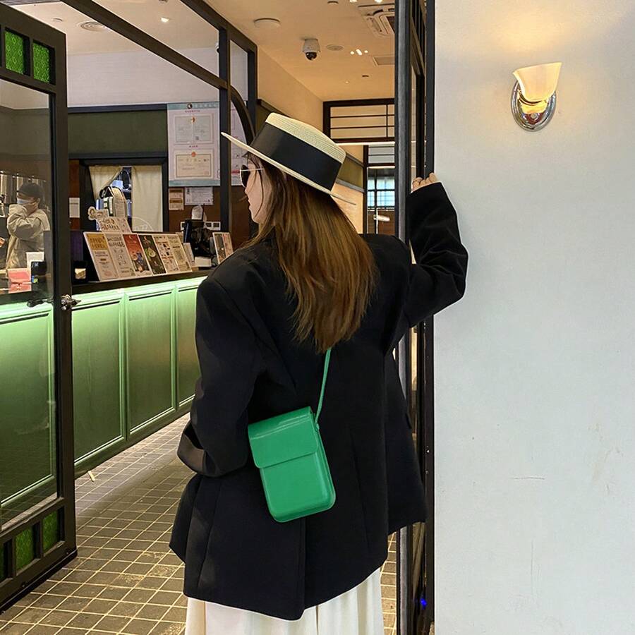 2025 New Vertical Shoulder Crossbody Phone Bag Summer Outings, Lightweight Phone Bag Women - Green - View 1