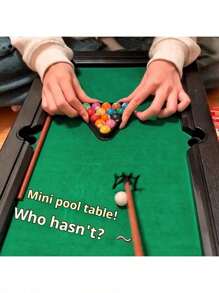Nuevo juego de mesa de billar/pool portátil, 2025 1 set. Juego de mesa para jugar en cualquier lugar, juego de mesa, regalo perfecto para cumpleaños, Navidad, Halloween