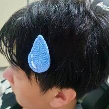 Cute Plush Hair Clips - Featuring Angry Face And Starfish Designs, These Soft Blue And Red Valentine's Day Hair Accessories Are Couples And Everyday Wear.  Hair Clips! - 彩色 - 查看 8