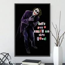WB 1/15PCS DC Batman The Dark Knight Poster Movie Figures Home Decoration Painting Wall Art Bedroom Cartoons Decor Wallpaper Wall Bedroom Decoration - Frameless