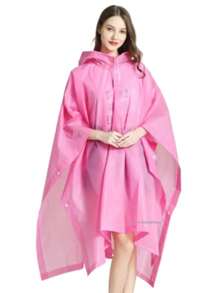 Transparent Windproof Bicycle Motorcycle Raincoat Woman Rain Poncho Impermeable EVA Hiking Raincoats For Man Rainwear