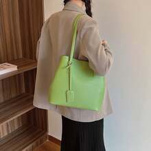 New Arrival Commuter Fashion Simple Tote Bag: Casual Shoulder Mother-Daughter Bag For Women - Black - View 7