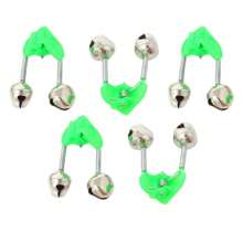12pcs/Set: 6 Adjustable Aluminum Alloy Telescopic Fishing Rod Holder Racks & 6 Loud Dual Alert Fishing Bite Alarms, Outdoor Fishing Gear