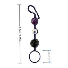 1 件紫色水晶珠手工绕线环烟嘴，女士吸烟配件环烟夹