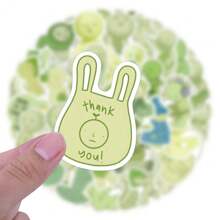Pegatinas Smiski para decorar papelería, tazas, maletas, patinetas, guitarras, computadoras portátiles