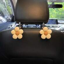 Cute Floral Pattern Car Seat Headrest Hook, Car Seat Back Hanger Hook - Multicolor - View 2